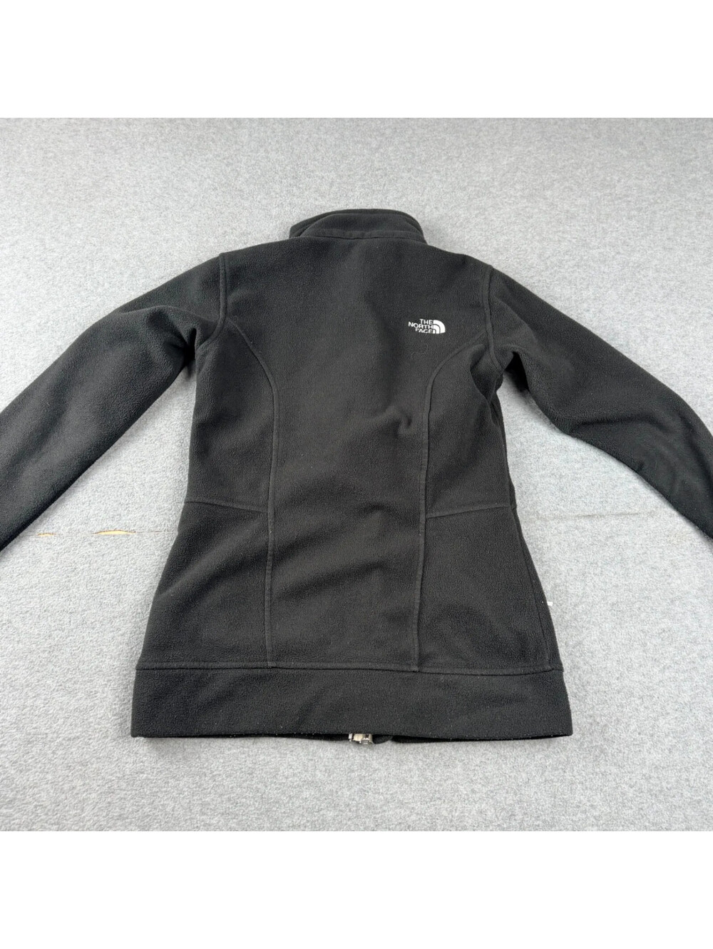 The North Face Womens Fleece Jacket XS Black Full Zip Long Sleeve Outdoor - Picture 7 of 8